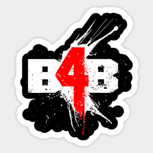 four the blood Sticker